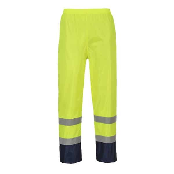 VETEMENT DE TRAVAIL - PANTALAN DE PLUIE HAUTE VISIBILITE JAUNE HOMME - H444