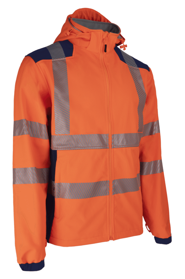 VETEMENT DE TRAVAIL - VESTE SOFTSHELL HAUTE VISIBILITE NEBULO