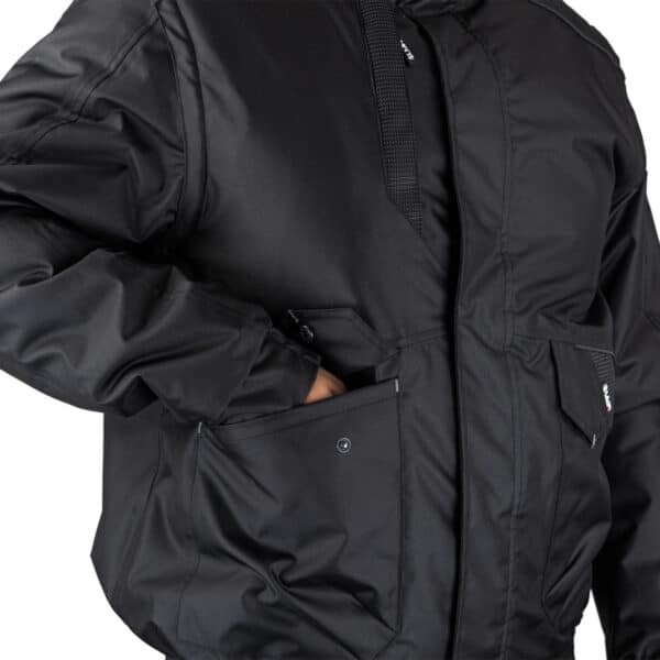 VETEMENT DE TRAVAIL - BLOUSON MATELASSE NOIR SOTCHI – Image 3